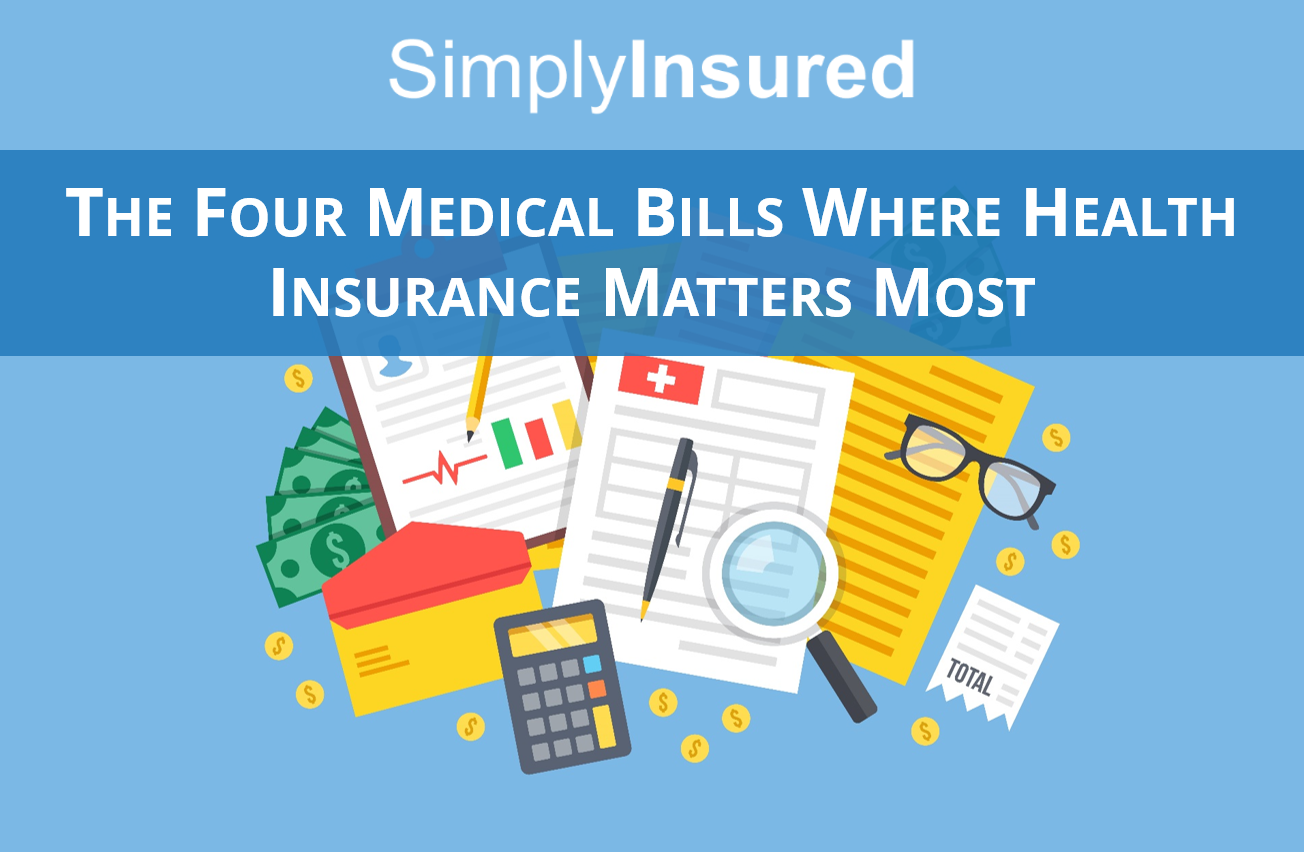 Four Medical Bills Most Impacted by Health Insurance